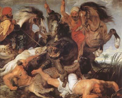 Peter Paul Rubens Hippopotamus and Crocodile Hunt (mk080